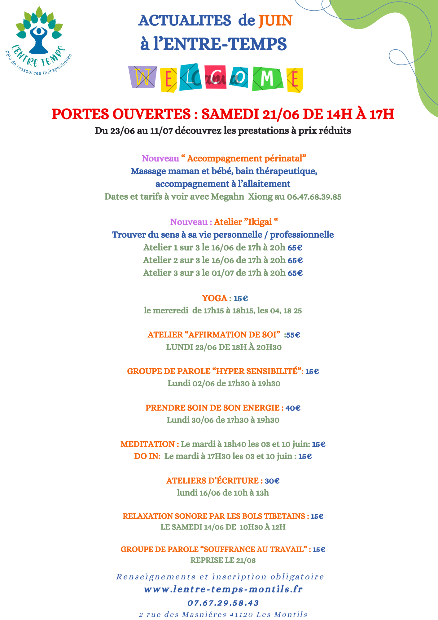 Actualités du mois