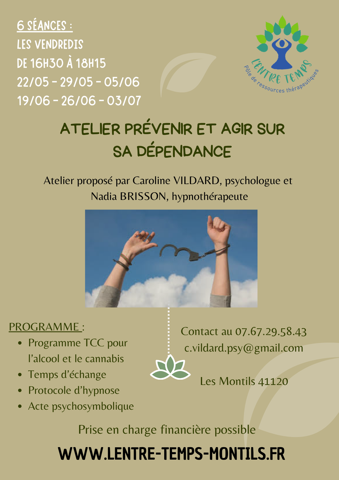 Atelier 'Prévenir et agir sur sa dépendance'