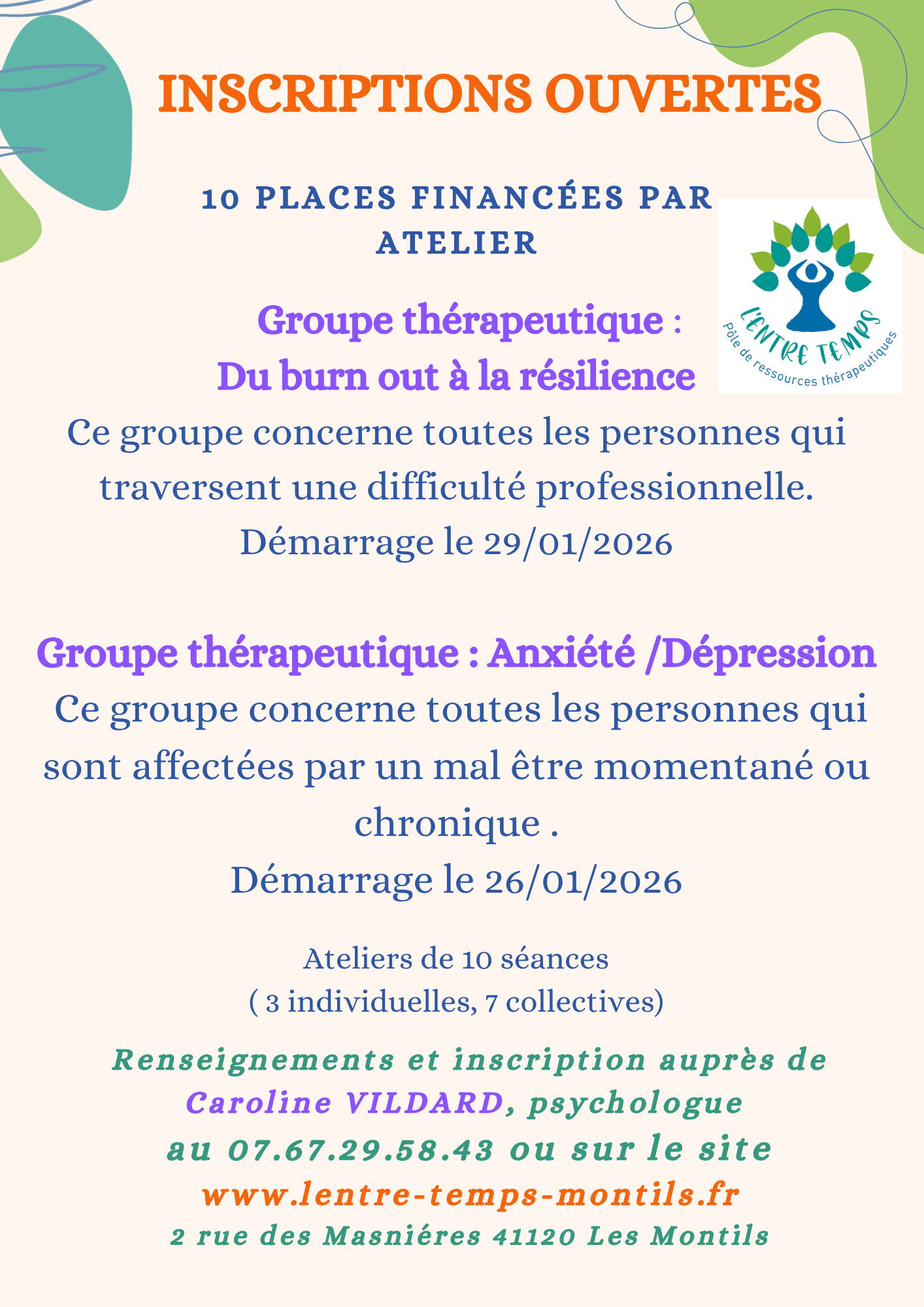 Groupes thérapeutiques